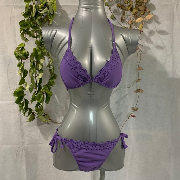 🌀 Old Navy Lilac String Bikini - Picture 1 of 8